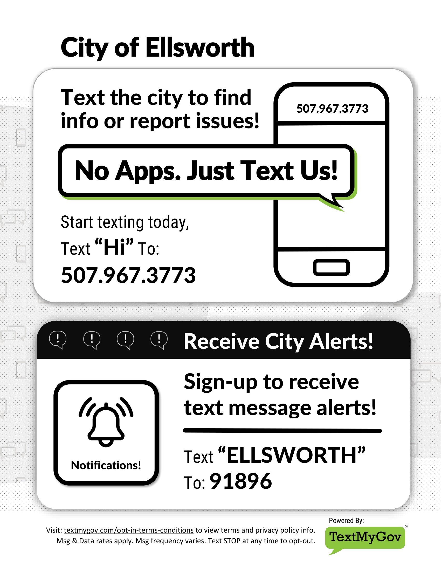 TEXTMYGOV FLYER